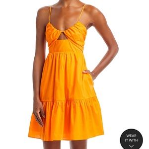 Chrissy Cotton Keyhole Dress